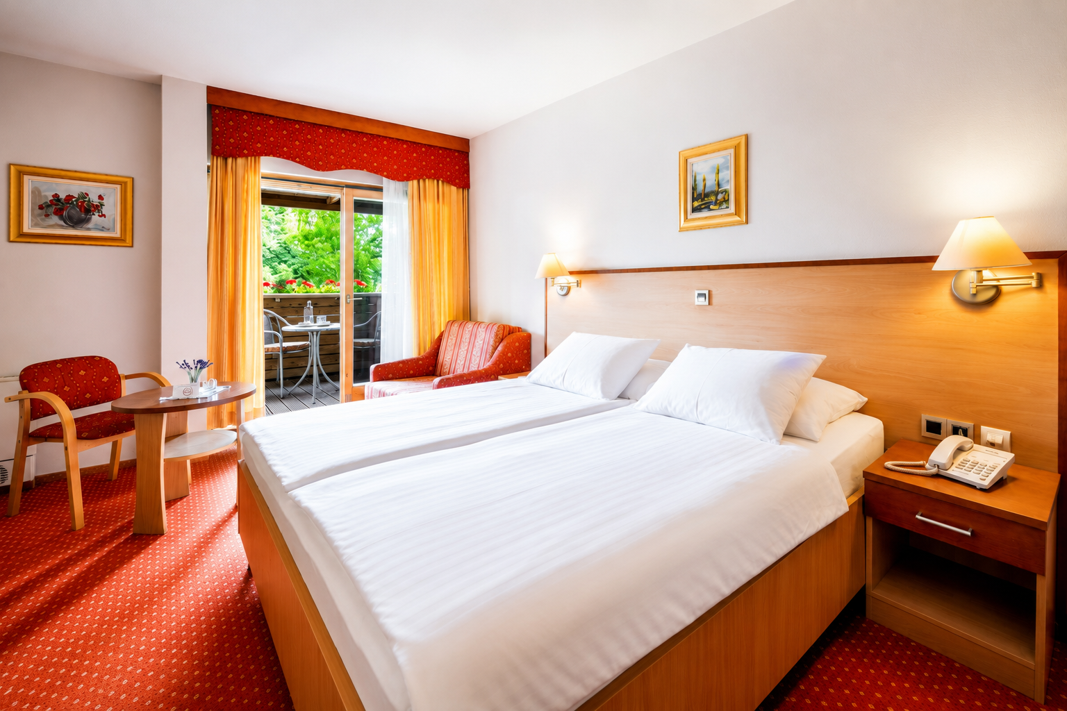 Dvoposteljna soba v Hotelu Zeleni Gaj